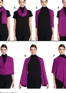 Scarf/ shrug / Bolero with Buttons!!